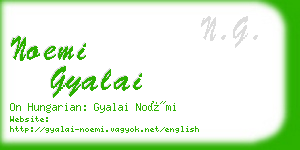 noemi gyalai business card